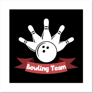 Bowling team Posters and Art